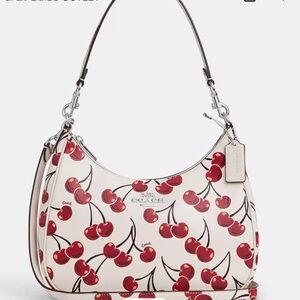 Coach Teri Hobo Bag With Cherry Print